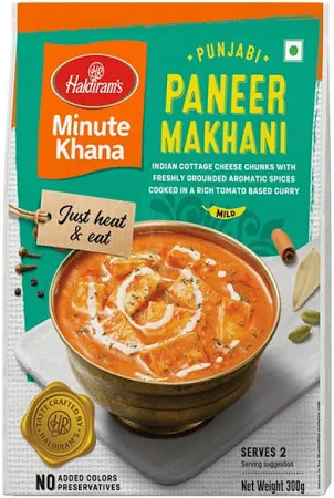 haldiram's minute khana paneer makhani